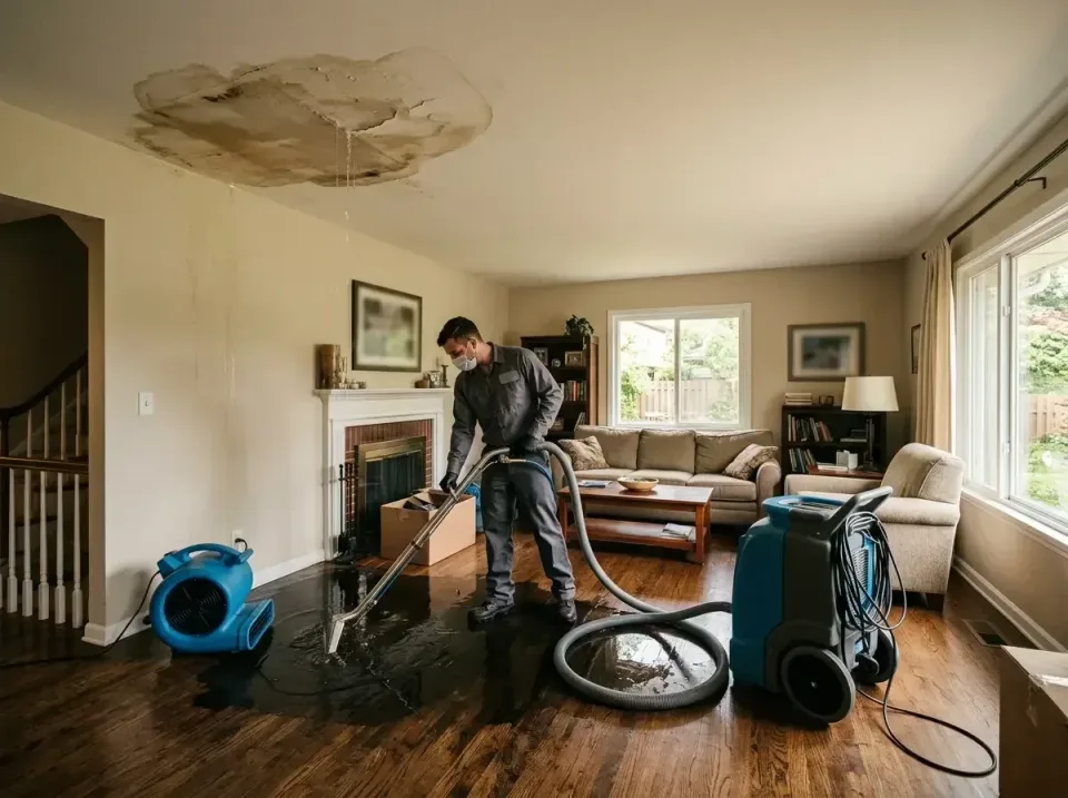 attic-pipe-burst-ceiling-drip-008 — frequently asked questions, Water Damage Restoration & Carpet Care in Mississippi
